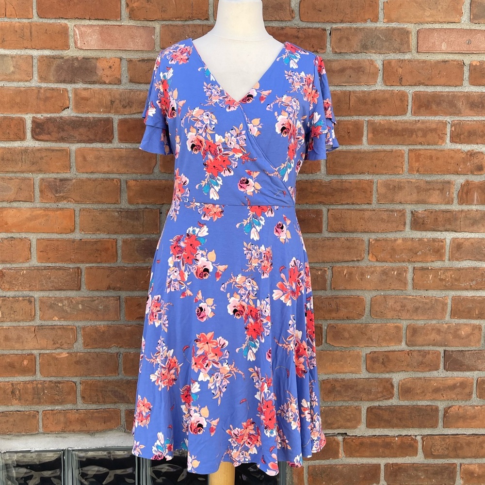 Tabitha Webb Floral Faux Wrap Dress